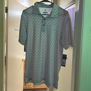 Mens adidas golf polo small
